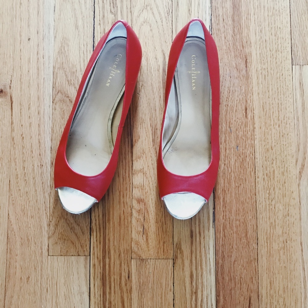 Cole Haan Women's Astoria Open-Toe Ballet Flat